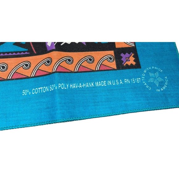 Unbekannt Carolina Hav, A Hank Bandana, Motivo Mimetico, 55,9 x 55,9 cm, Rosa